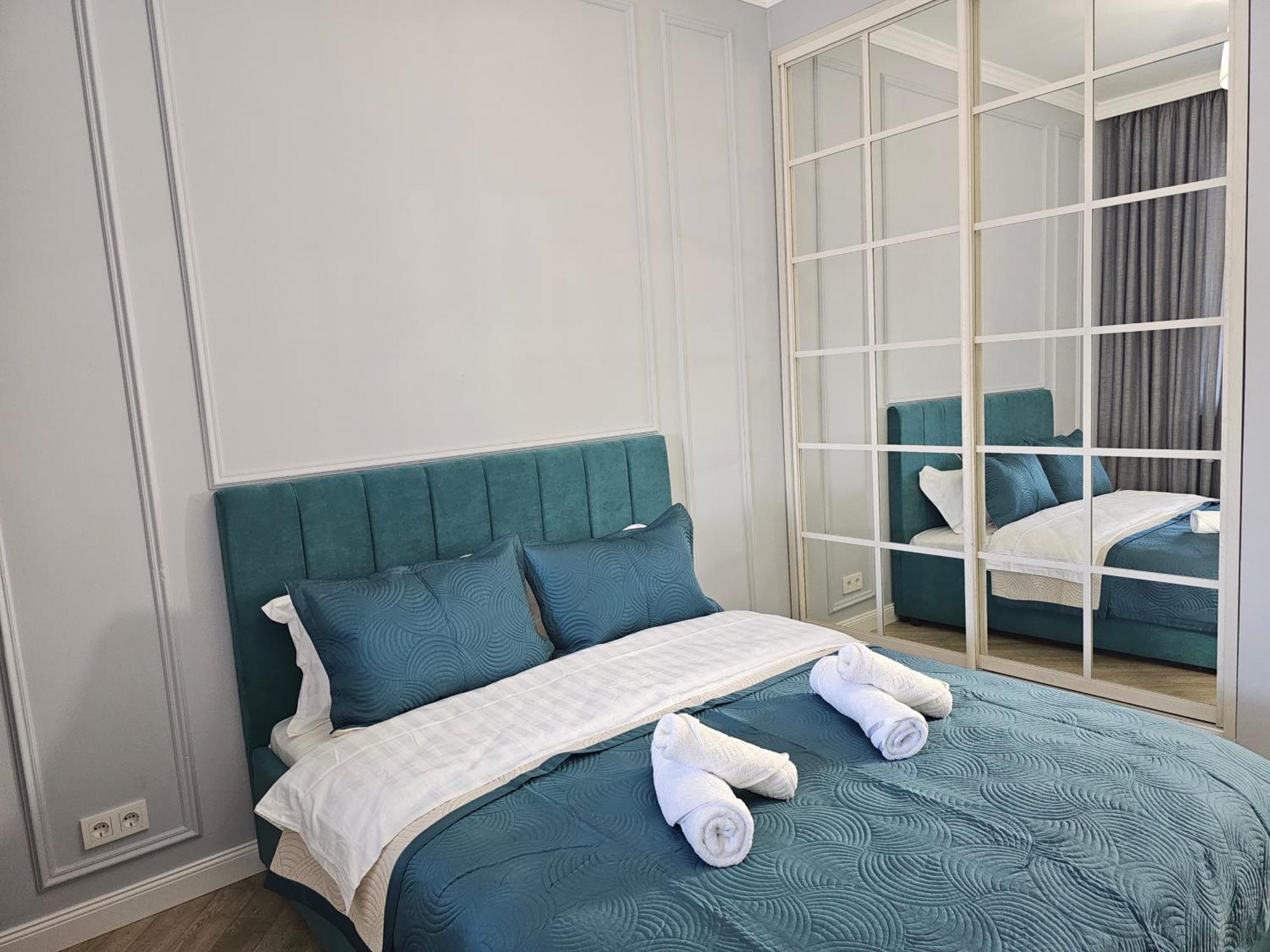 3 Room Gagarin Park Residential Complex Near Mega Shopping Mall Almaty Extérieur photo